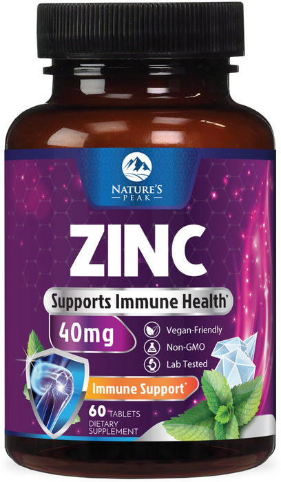 Zinc 40mg – 60 Day Supply