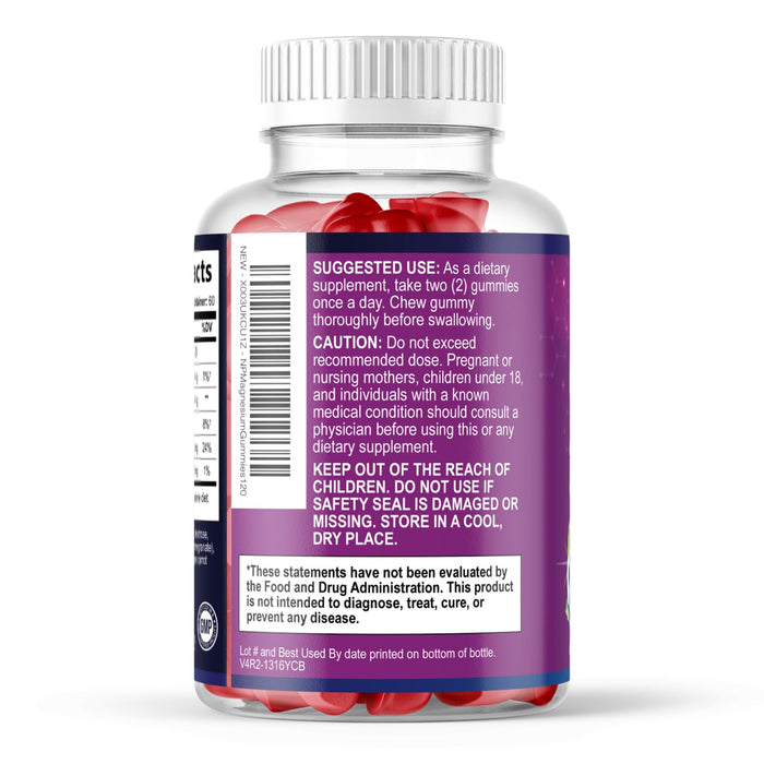Magnesium Citrate Gummies – 120 Gummies