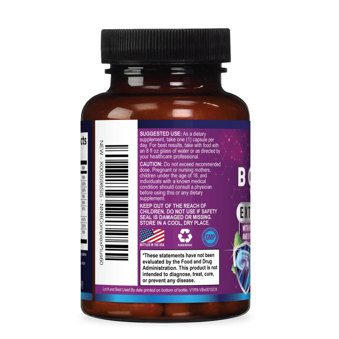 B Complex Vitamins Capsules with Vitamin B6 B12 B100 C Biotin Folate & Folic Acid – 60 Capsules