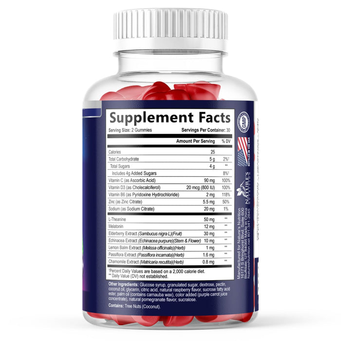 Sleep Gummies with Melatonin 12 mg – 60 Gummies