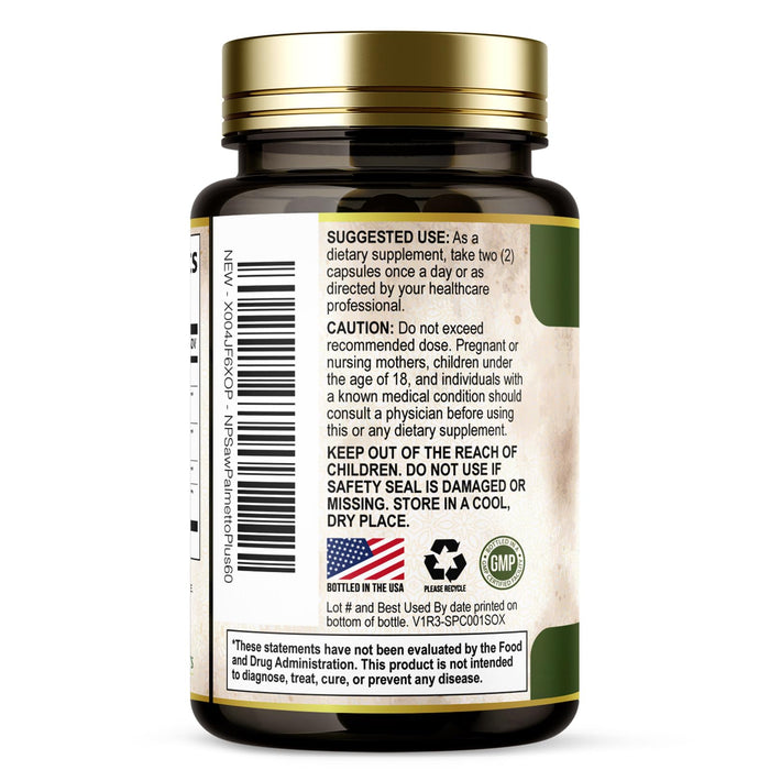 Saw Palmetto for Men Prostate – 60 Capsules