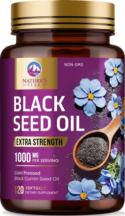 Black Seed Oil 1000mg – 120 Softgels