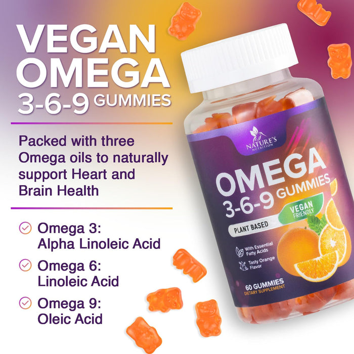 Omega-3 6 9 Vegan Gummies – 120 Gummies