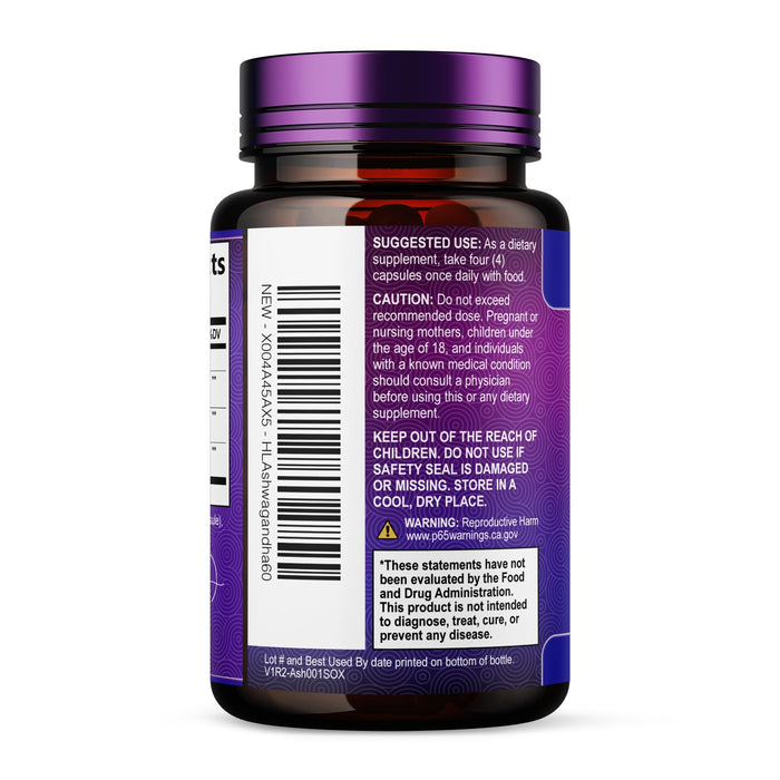Ashwagandha 2,100 mg – 60 Veggie Capsules