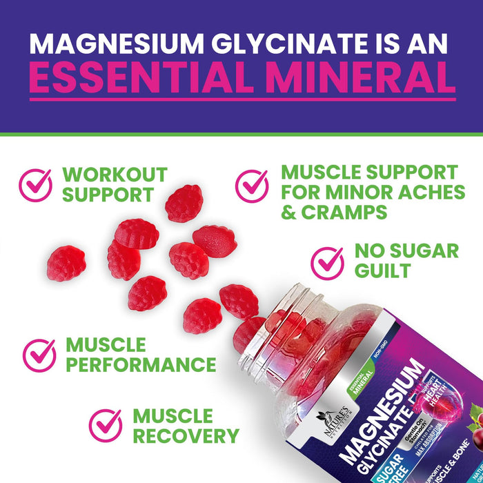 Magnesium Glycinate Gummies – 60 Gummies