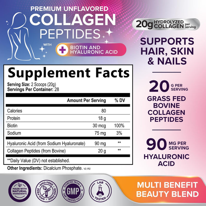 Collagen Peptides Powder – 28 Servings