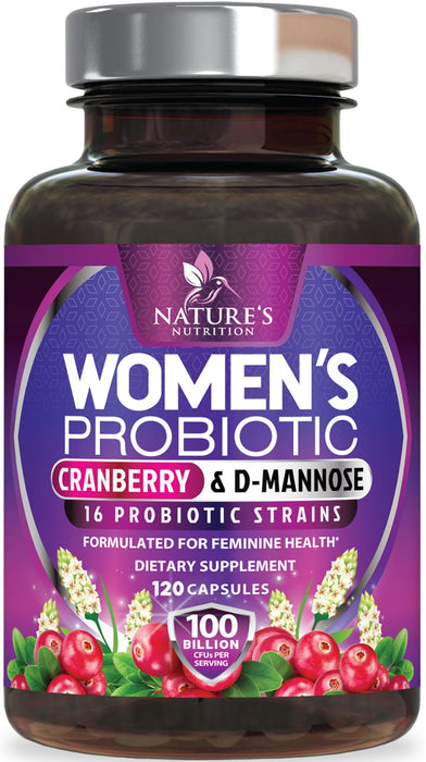 Probiotics for Women 60 Billion CFU – 120 Capsules