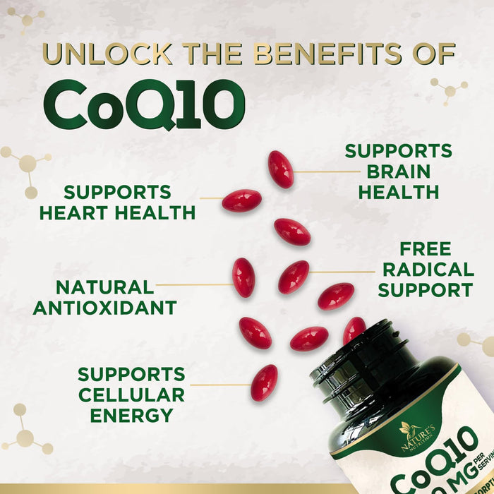 CoQ10 200mg Softgels – 240 Softgels