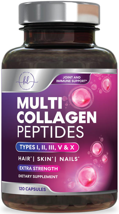 Multi Collagen Peptides – 120 Capsules