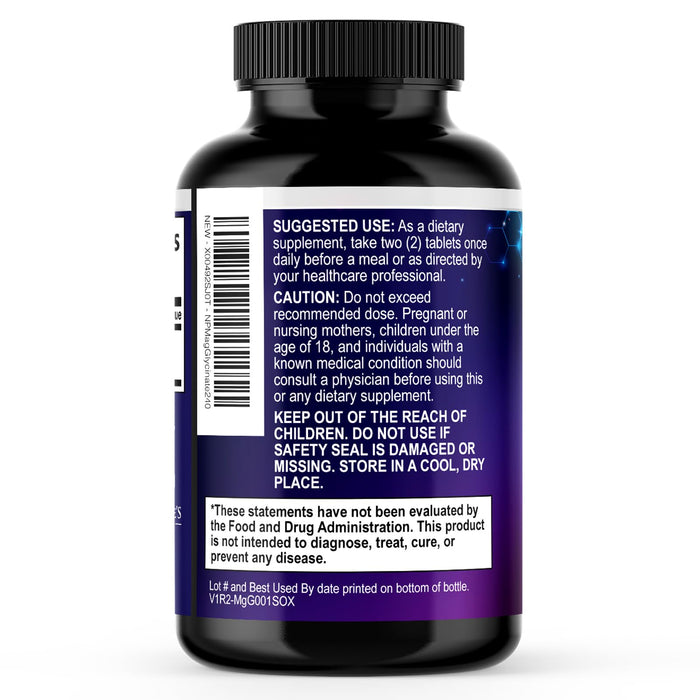 Magnesium Glycinate Chelated – 240 Tablets
