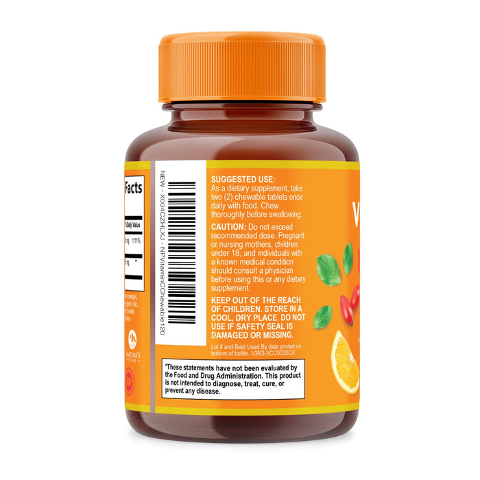 Vitamin C 1000mg Chewable – 120 Tablets
