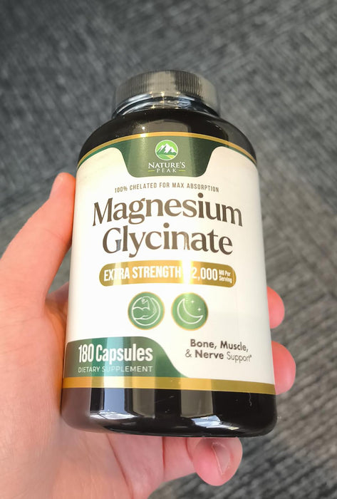 Magnesium Glycinate 500mg – 180 Tablets