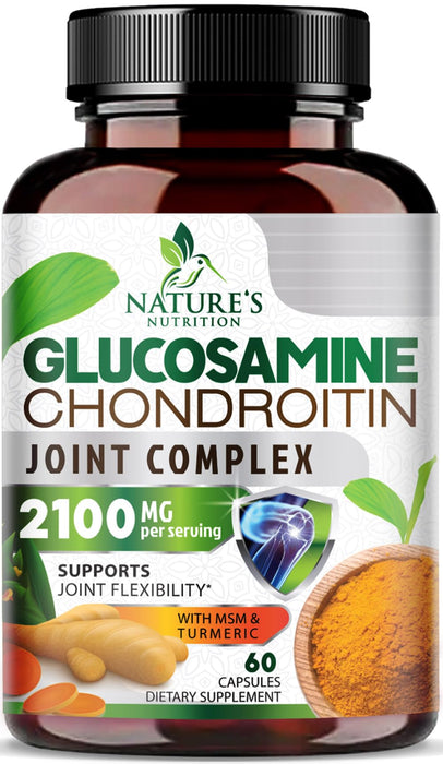 Glucosamine Chondroitin MSM 2100mg Complex – 60 Capsules