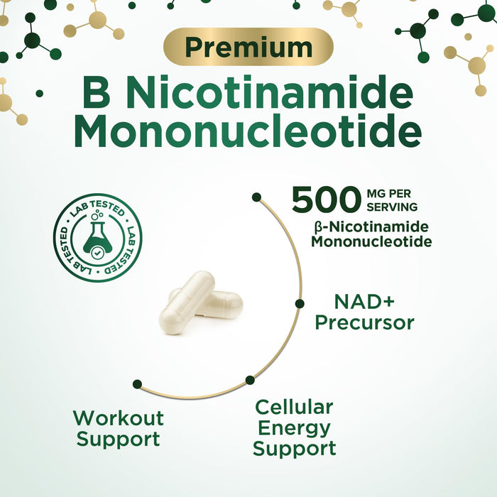 NMN – 500mg – 120 Capsules
