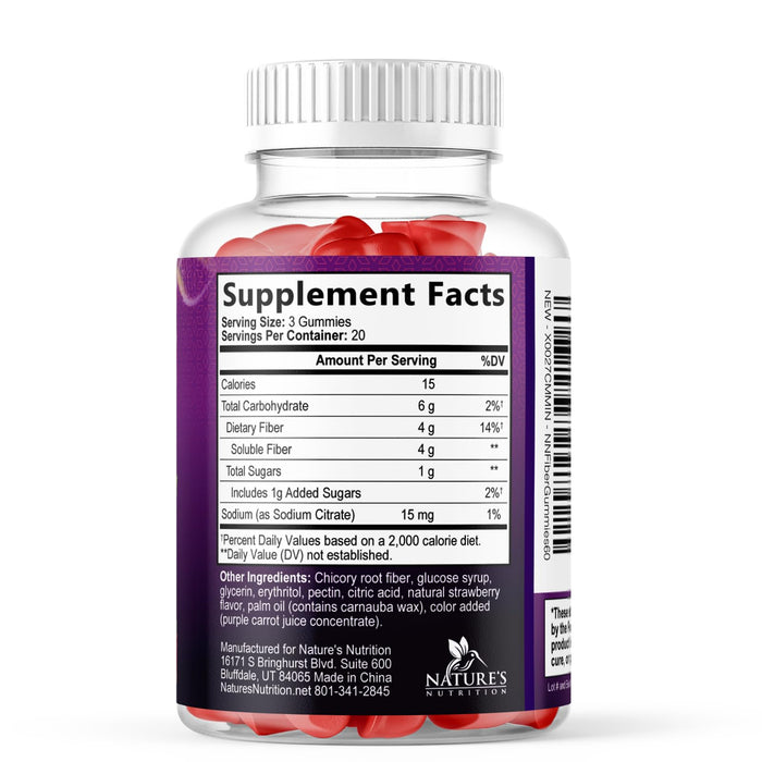Fiber Gummies – 60 Gummies