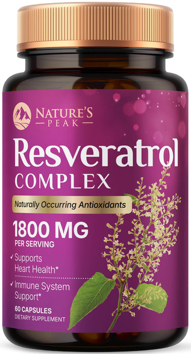 Resveratrol 1800mg – 60 Capsules