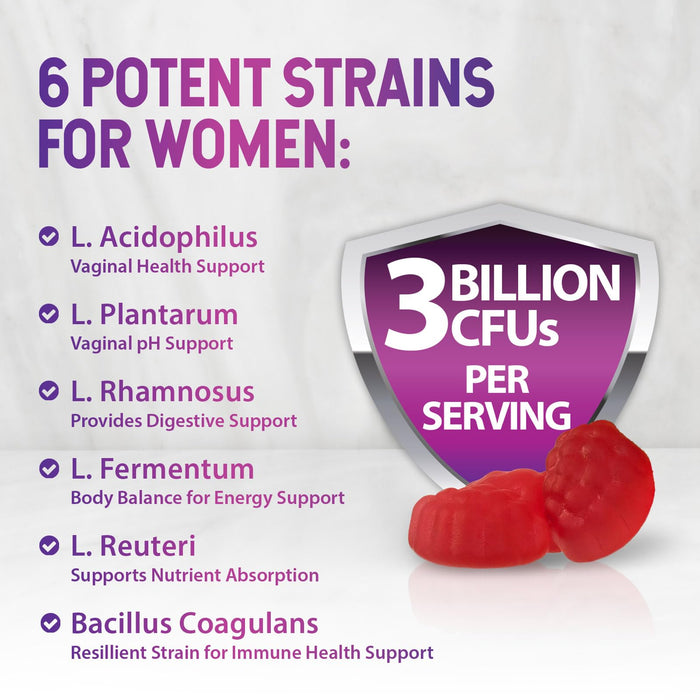 Menopause for Women – 3 Billion CFU – 60 Gummies