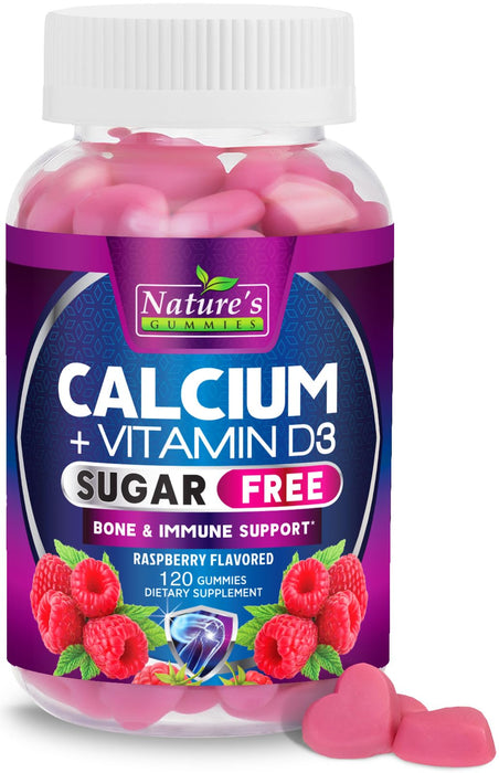 Sugar Free Chewable Calcium Gummy Vitamins – 400 IU – 120 Gummies