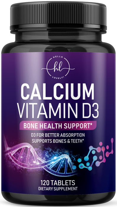 Calcium for Women 1200 mg + 1600 IU Vitamin D3 – 120 Tablets
