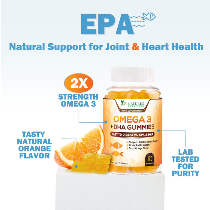 Omega-3 Fish Oil – 120 Gummies