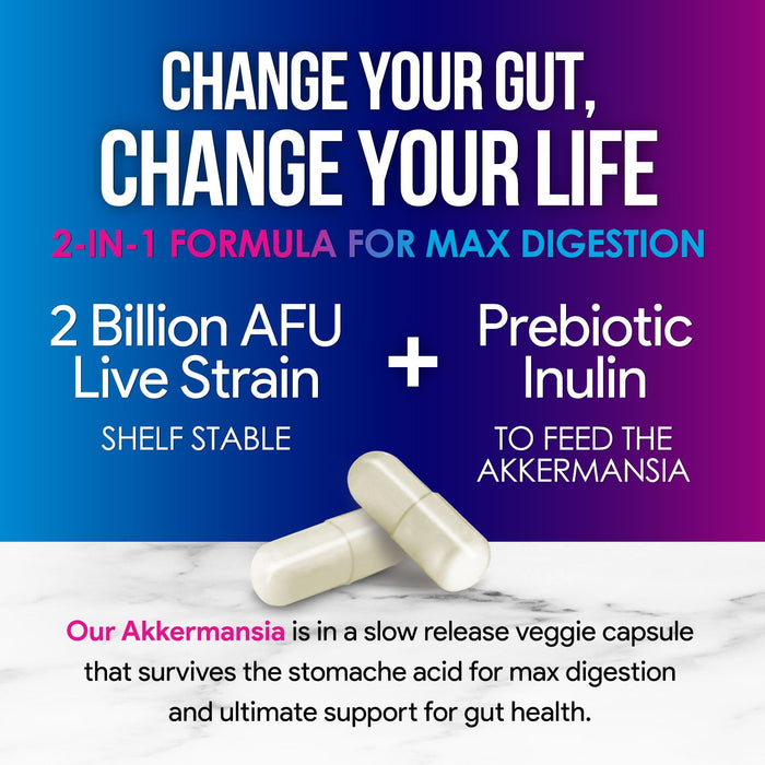 Akkermansia Probiotic – 60 Capsules
