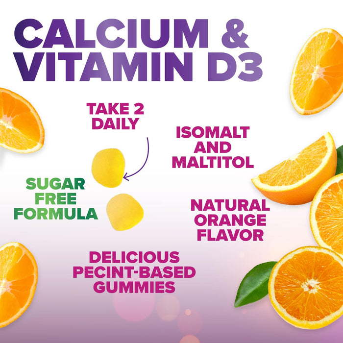 Chewable Calcium – 400 IU – 120 Gummies