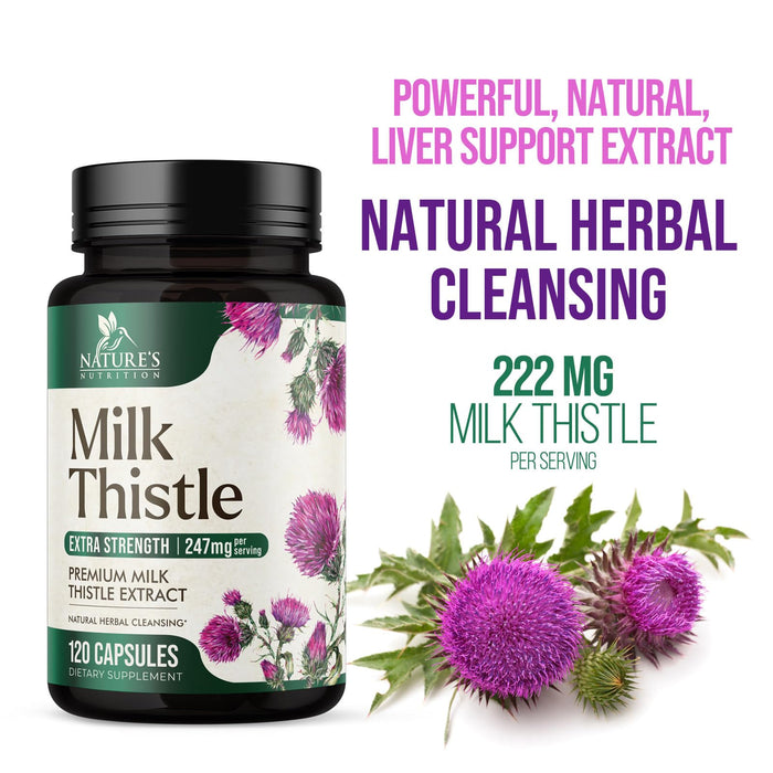 Milk Thistle Extract – 1000mg – 120 Capsules