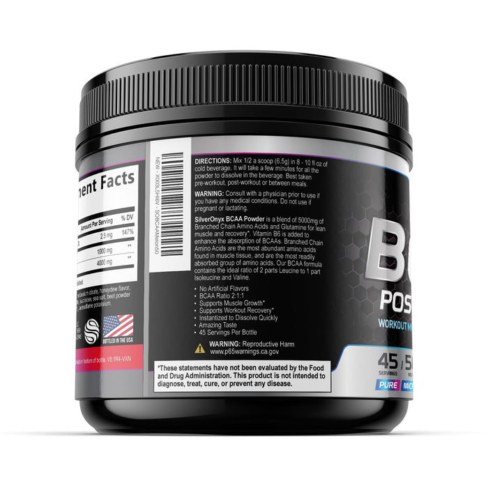 BCAA + L-Glutamine Recovery Powder – 45 Servings