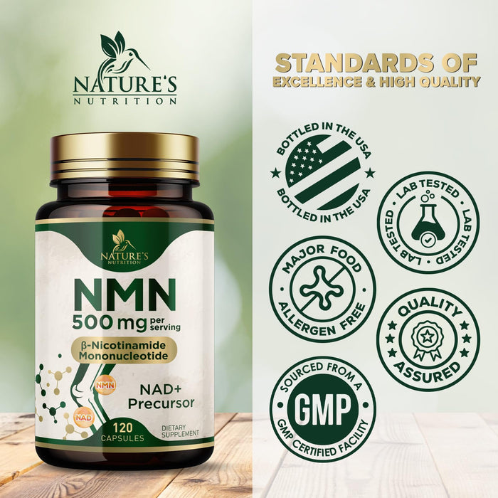 NMN – 500mg – 120 Capsules
