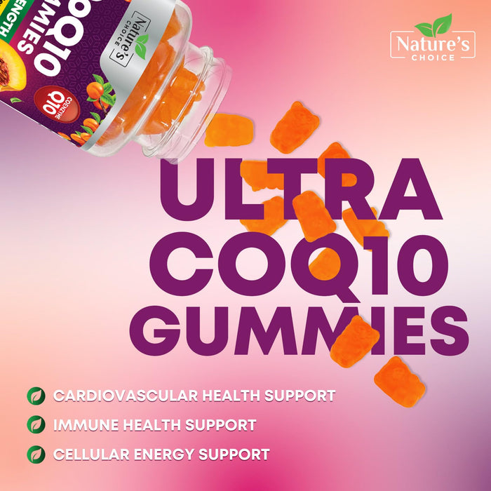 CoQ10 100mg Gummies – 60 CoQ10 Gummies