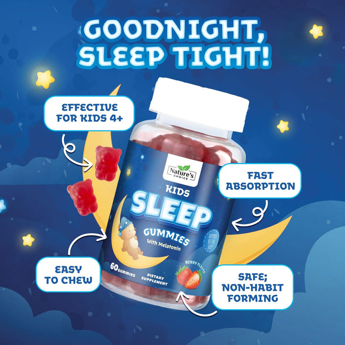 Kids Sleep Gummies 2mg – 60 Gummies