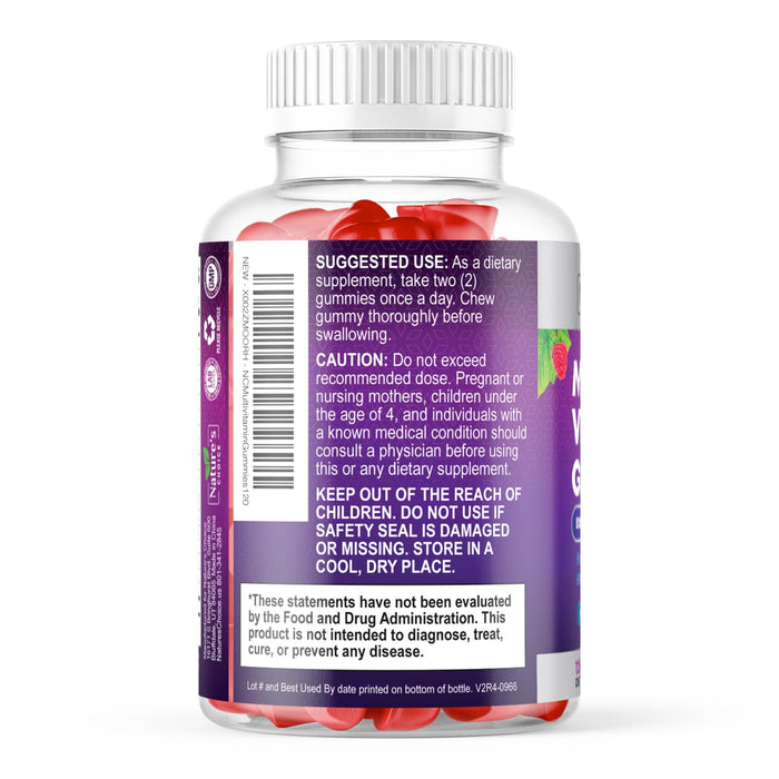 Multivitamin Gummies with Vitamins A – 120 Gummies