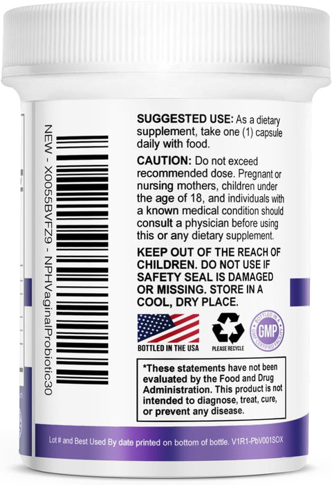 Vaginal Probiotic – 50 Billion CFU – 30 Capsules