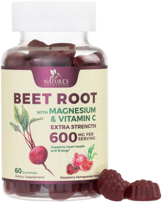 Beet Root Gummies – 500mg – 60 Gummies