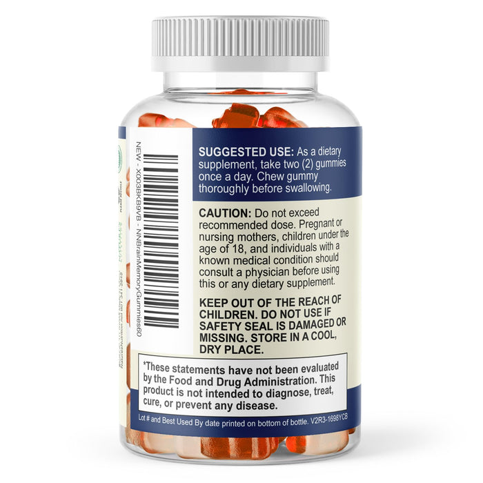 Brain Gummies – 60 Gummies