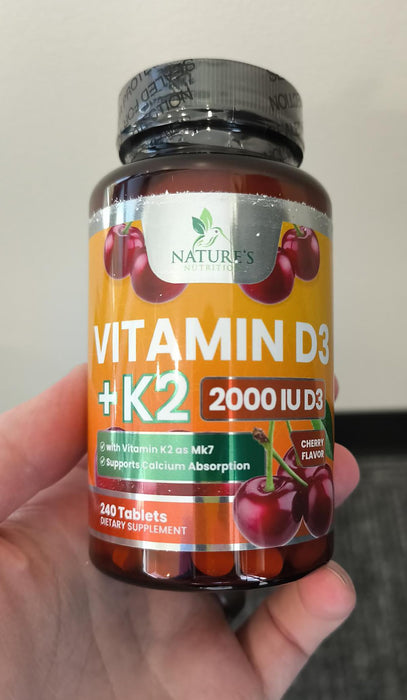 Vitamin D 2000 IU 50mcg Per Serving – 240 Tablets