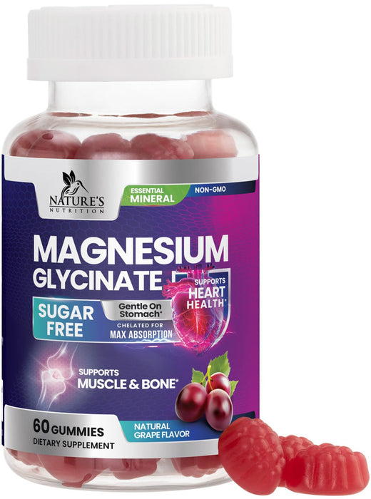 Magnesium Glycinate Gummies – 60 Gummies