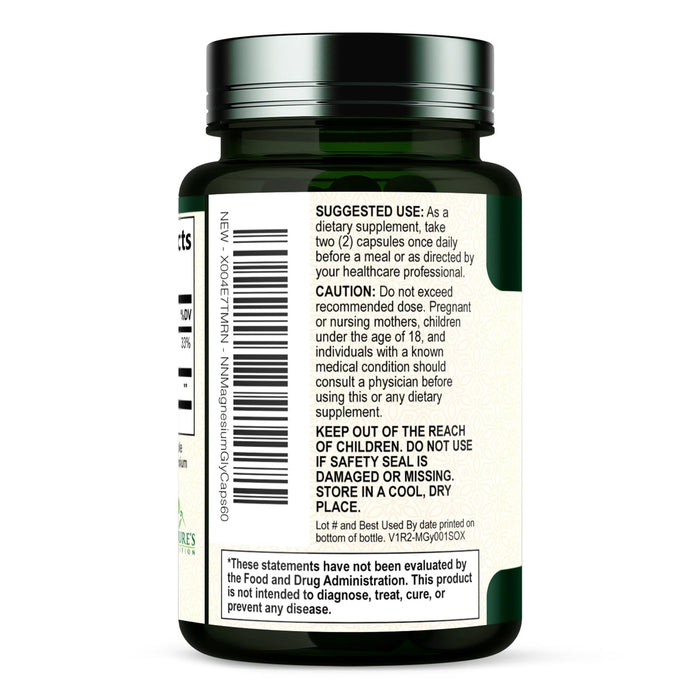 Magnesium Glycinate 1000mg – 60 Capsules