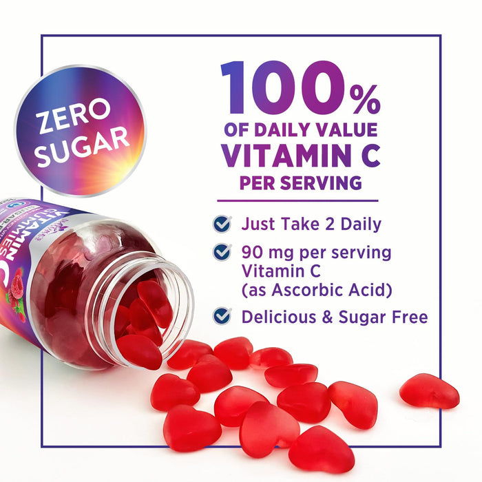 Zero Sugar Vitamin C Gummies – 60 Count Gummies