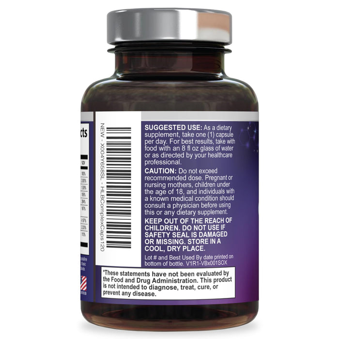 B Complex Vitamin 1000mcg – 120 Capsules