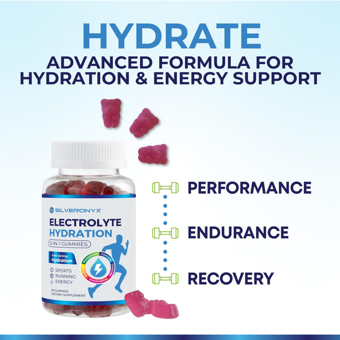 Electrolyte Hydration Gummies – 60 Gummies