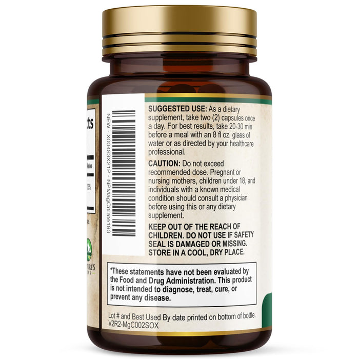 Magnesium Citrate 1000mg – 180 Capsules