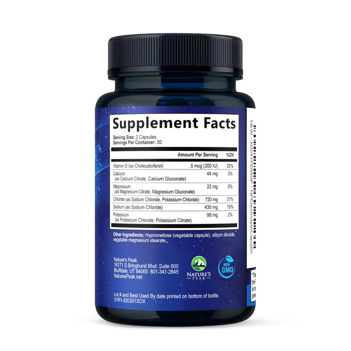 Electrolytes – 60 Capsules