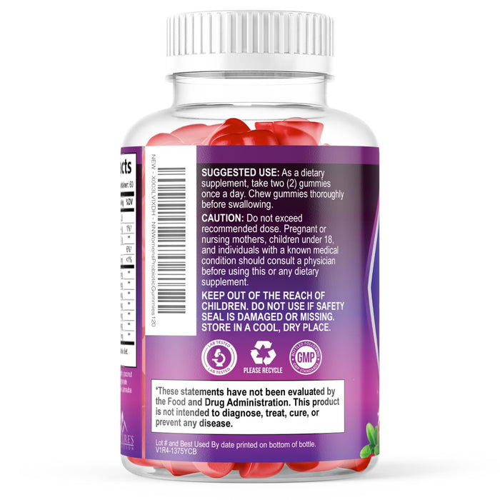 Probiotics for Women Gummies with Cranberry – 3 Billion CFU – 120 Gummies