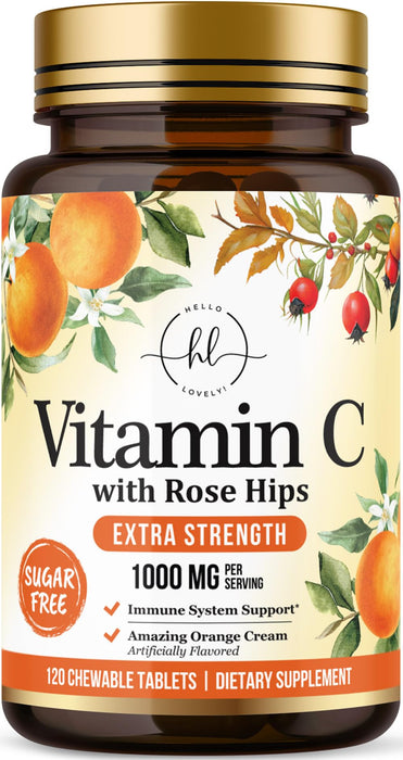 Vitamin C 1000mg – 120 Chewable Tablets