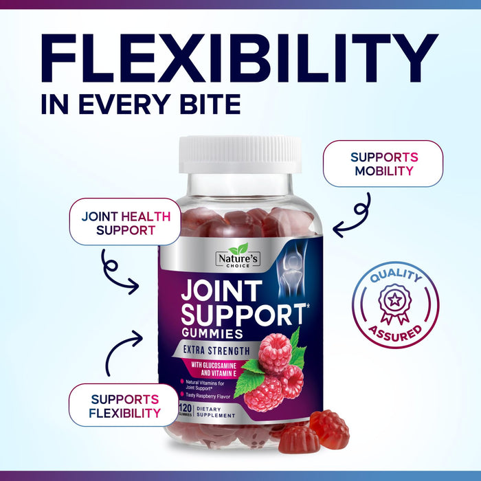 Joint Support Gummies Glucosamine Gummy with Vitamin E – 120 Gummies