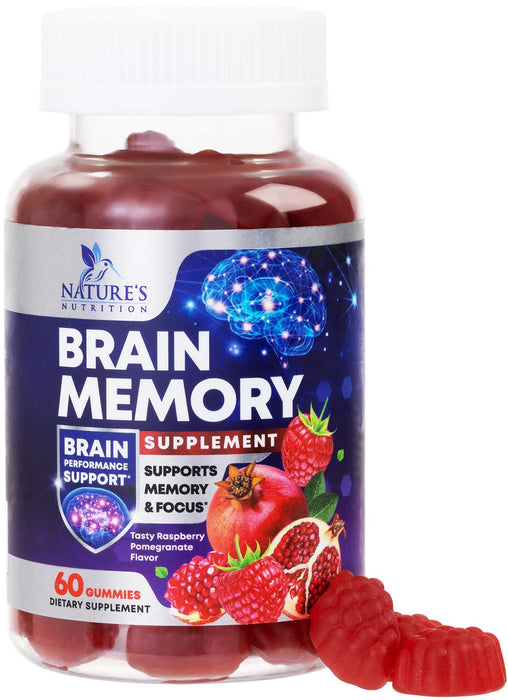 Brain & Focus Nootropic Formula – 60 Vegan Gummies