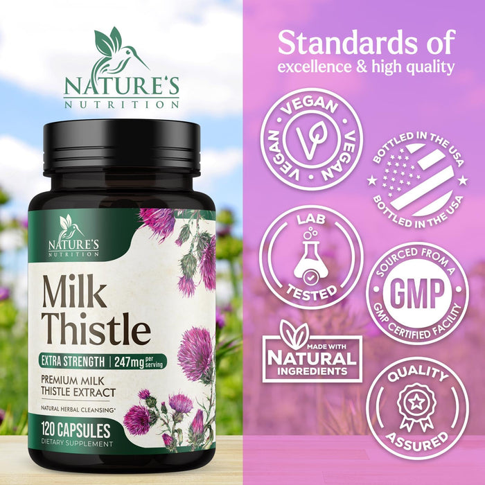 Milk Thistle Extract – 1000mg – 120 Capsules