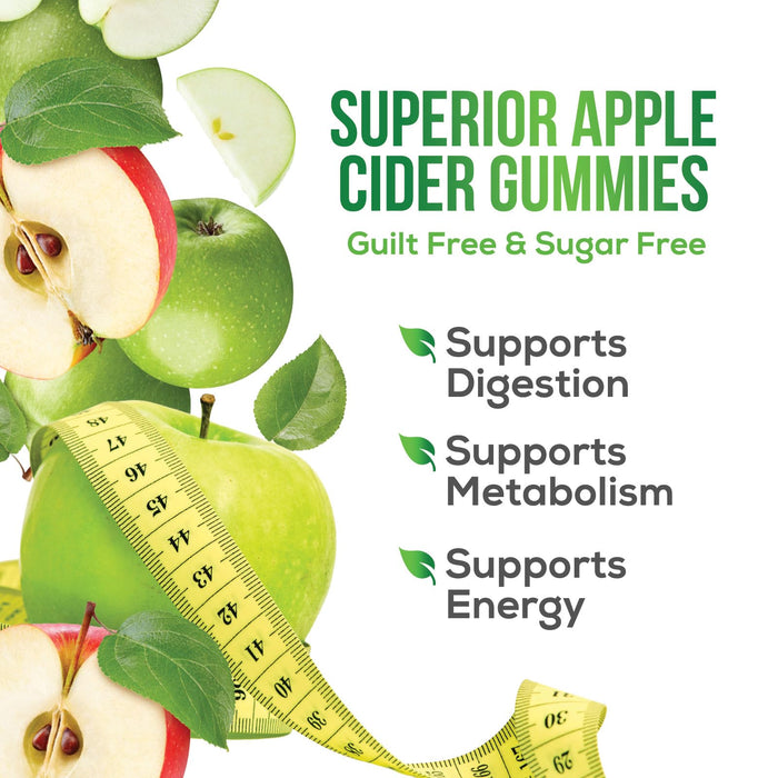Apple Cider Vinegar Gummies – 1000mg – 120 Gummies