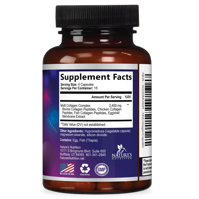 Multi Collagen Peptides – 60 Capsules